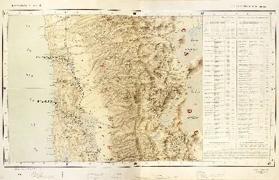 Mapa provincial del norte de Chile con salares de Atacama — aprox. 1911 | Chile de Ayer
