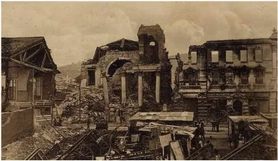 Destrucción en Valparaíso luego del terremoto de 1906 — aprox. 1906 | Chile de Ayer