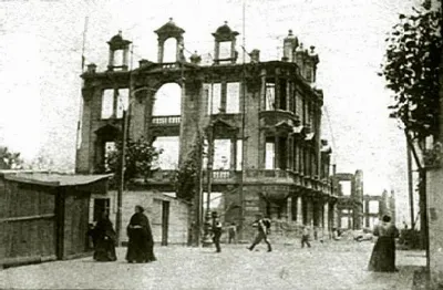 Destrucción en Valparaíso luego del terremoto de 1906 — aprox. 1906 | Chile de Ayer