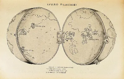 Caricatura "Puro parche" que indica los terremotos ocurridos en el mundo en 1906-1907 — aprox. 1907 | Chile de Ayer