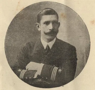 Capitán de Navío de la Armada de Chile Arturo Middleton. — aprox. 1906 | Chile de Ayer