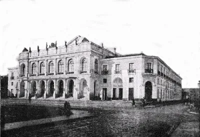 Teatro Municipal de Santiago a principios del siglo XX. — aprox. 1900 | Chile de Ayer