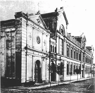 Casa Central de la Universidad de Chile, siglo XIX — aprox. 1850 | Chile de Ayer