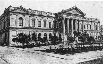 El congreso Nacional en Santiago de Chile (1891) — aprox. 1891 | Chile de Ayer