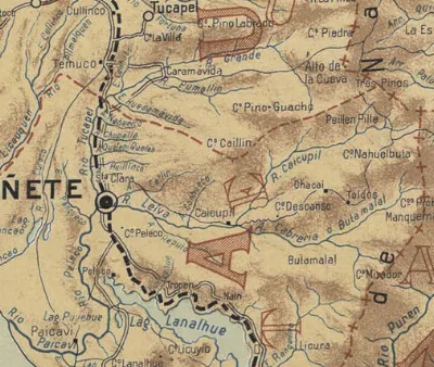 Cuenca del río Paicaví. — aprox. 1910 | Chile de Ayer