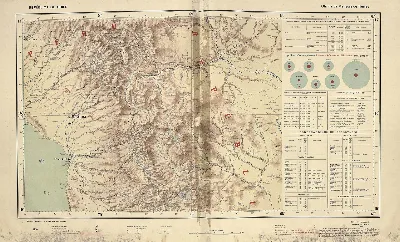 Mapa provincial Chile central con estadísticas demográficas 1910 — aprox. 1910 | Chile de Ayer