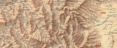 Cordillera de Aguas Negras y cordillera de Conconta, al este de Ovalle, Chile. — aprox. 1910 | Chile de Ayer