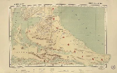 Mapa provincial República de Chile con límites y topografía, 1911 — aprox. 1910 | Chile de Ayer