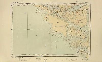 Mapa de La Araucanía e Isla Santa Inés, 1911 — aprox. 1910 | Chile de Ayer