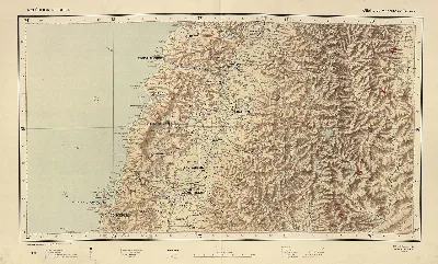 Mapa provincial zona central y sur de Chile, 1910 — aprox. 1910 | Chile de Ayer
