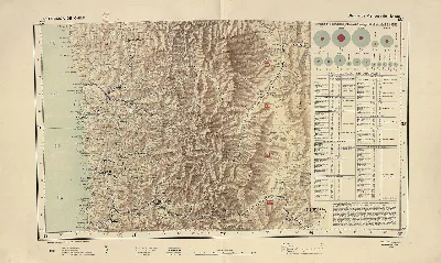 Mapa provincial chileno con análisis ferroviario y datos estadísticos — aprox. 1910 | Chile de Ayer