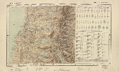Mapa provincial del Atlas Centenario con ferrocarriles y leguas — aprox. 1910 | Chile de Ayer