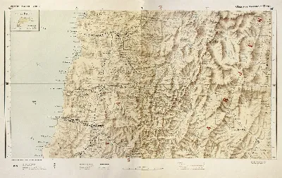 Mapa topográfico de Copiapó y región norte de Chile, 1911 — aprox. 1911 | Chile de Ayer