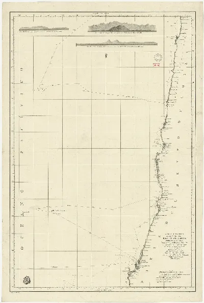 Carta hidrográfica de las costas de Cobija, Concepción y Copiapó — aprox. 1910 | Chile de Ayer