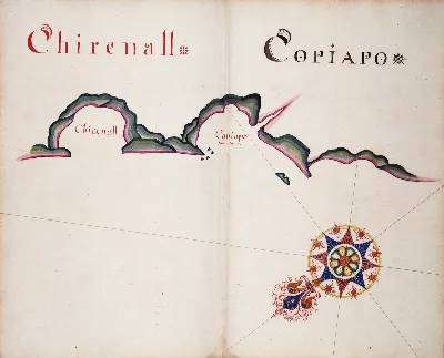 Mapa de Copiapó y alrededores — aprox. 1910 | Chile de Ayer