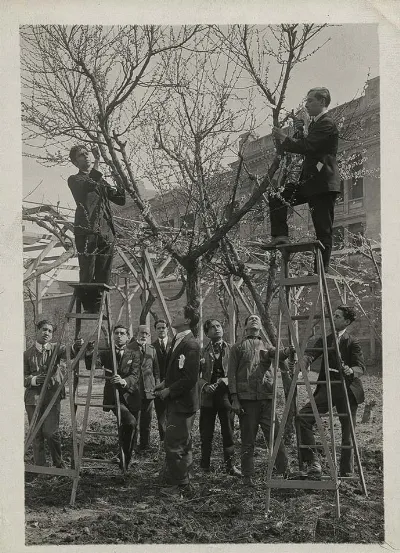 Actividad de normalistas, hacia 1940 — 1940 | Chile de Ayer