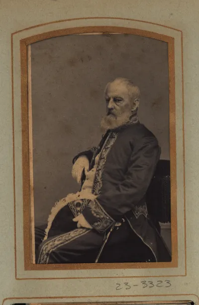 Antonio José de Irisarri, con uniforme diplomático siendo ministro de Guatemala en los Estados Unidos, 1786-1868 — 1850 | Chile de Ayer