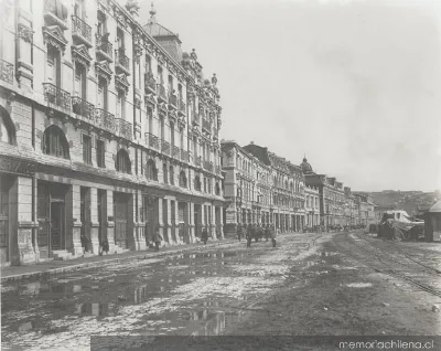 Avenida Errázuriz, 1895 — 1895 | Chile de Ayer