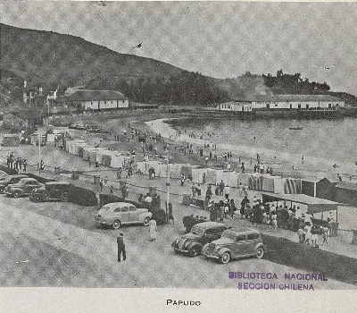 Balneario de Papudo, 1943 — 1943 | Chile de Ayer