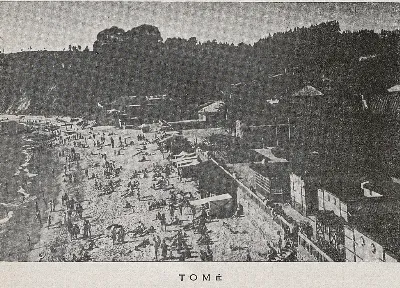 Balneario de Tomé, 1939 — 1939 | Chile de Ayer