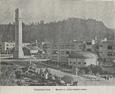 Barrio universitario, Concepción, 1945 — 1945 | Chile de Ayer