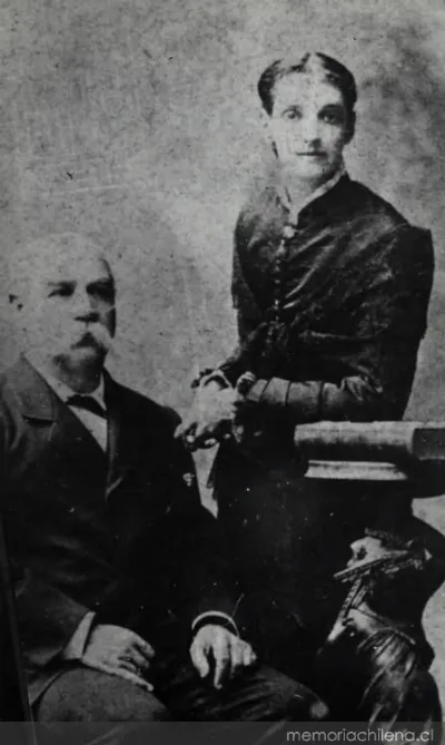 Benjamín Vicuña Mackenna y Victoria Subercaseaux, 1876 — 1876 | Chile de Ayer