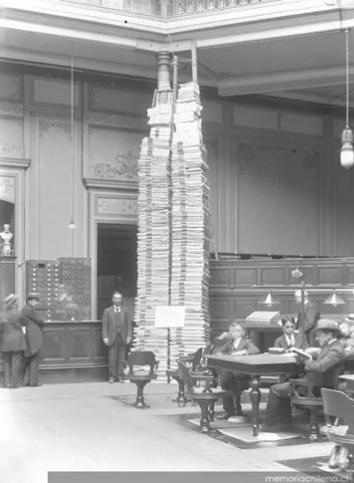 Biblioteca Nacional, hacia 1900 — 1911 | Chile de Ayer
