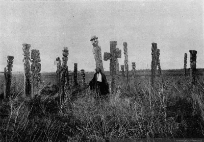 Cementerio mapuche, hacia 1911 — 1911 | Chile de Ayer