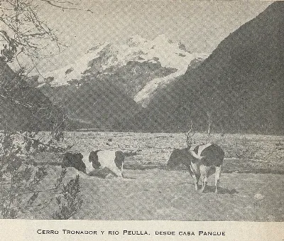 Cerro Tronador y Río Peulla, 1947 — 1947 | Chile de Ayer