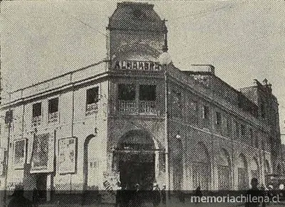 Cine Alhambra — 1917 | Chile de Ayer
