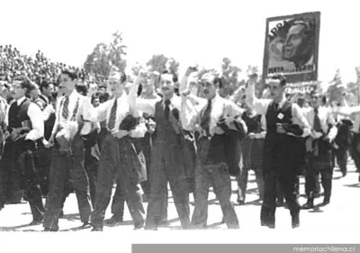 Desfile del Partido Socialista, 1937 — 1937 | Chile de Ayer