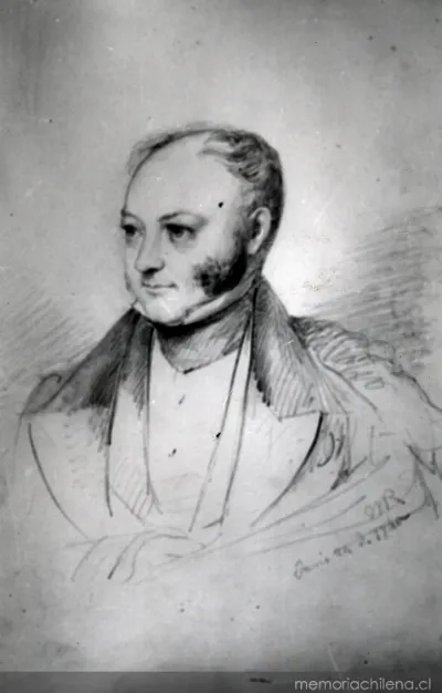 Diego Barros Arana, fundador de Revista Chilena — 1875 | Chile de Ayer