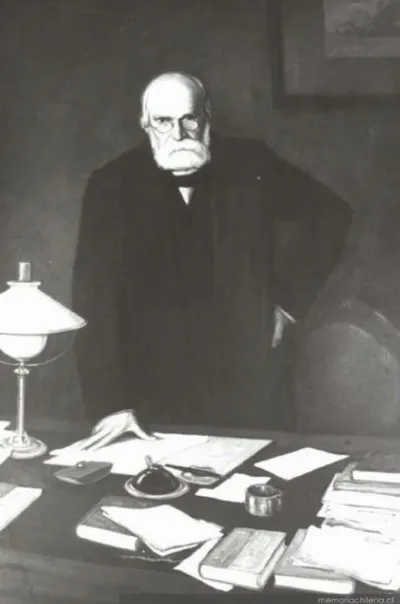 Diego Barros Arana, hacia 1900 — 1900 | Chile de Ayer