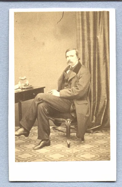 Diego Barros Arana, hacia 1965 — 1865 | Chile de Ayer