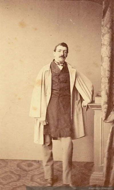Domingo Santa María, hacia 1860 — 1860 | Chile de Ayer