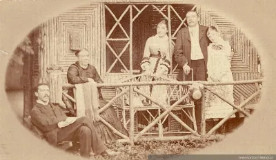 Domingo Santa María y su familia, hacia 1800 — 1800 | Chile de Ayer