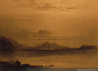 Grupo de islas en el Estrecho de Magallanes, hacia 1894 — 1894 | Chile de Ayer