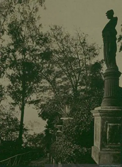 Escalinata del Cerro Santa Lucía, 1906 — 1906 | Chile de Ayer