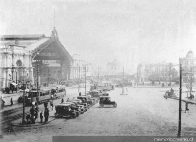 Estación Central, hacia 1920 — 1920 | Chile de Ayer