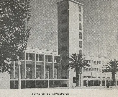 Estación de Concepción, 1945 — 1945 | Chile de Ayer
