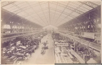 Galería de las máquinas, 1889 — 1889 | Chile de Ayer