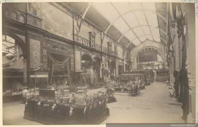 Gran galería transversal de la Sección Belga, 1889 — 1889 | Chile de Ayer