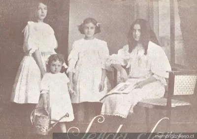 Hijas de Inés Echeverría (Iris) — 1934 | Chile de Ayer