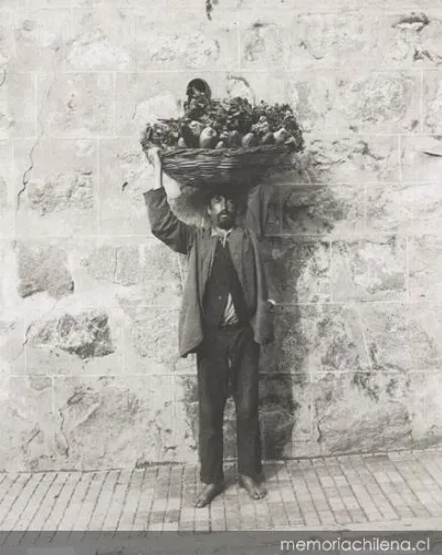 Verdulero, 1900 — 1900 | Chile de Ayer