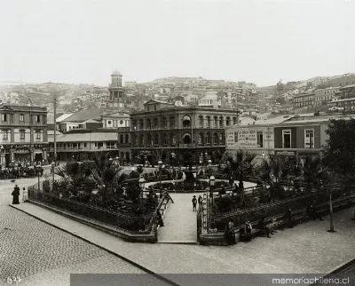 Plaza Echaurren, 1900 — 1900 | Chile de Ayer