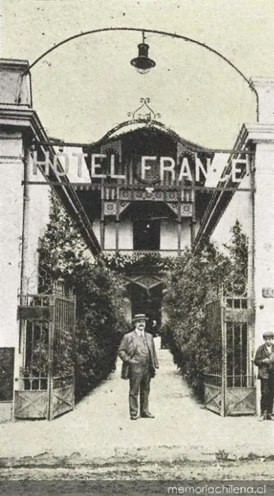 El propietario del Hotel France de Viña del Mar, hacia 1913 — 1913 | Chile de Ayer