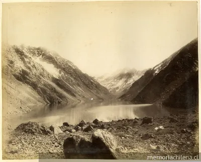 Laguna del Inca, 1890 — 1890 | Chile de Ayer