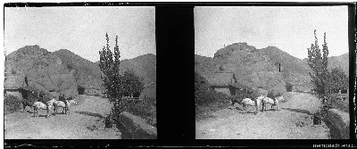 Llegando al puente de Los Morros, Nos, Lepanto, 1905 — 1905 | Chile de Ayer