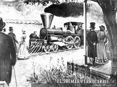 Locomotora Copiapó, hacia 1880 — 1880 | Chile de Ayer