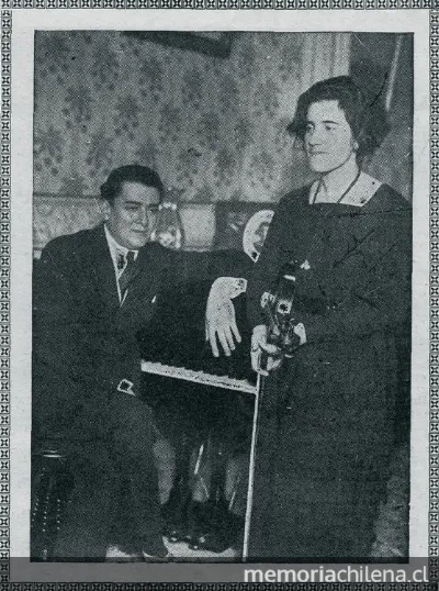 Marta Canales y Emeric Stefaniai — 1925 | Chile de Ayer